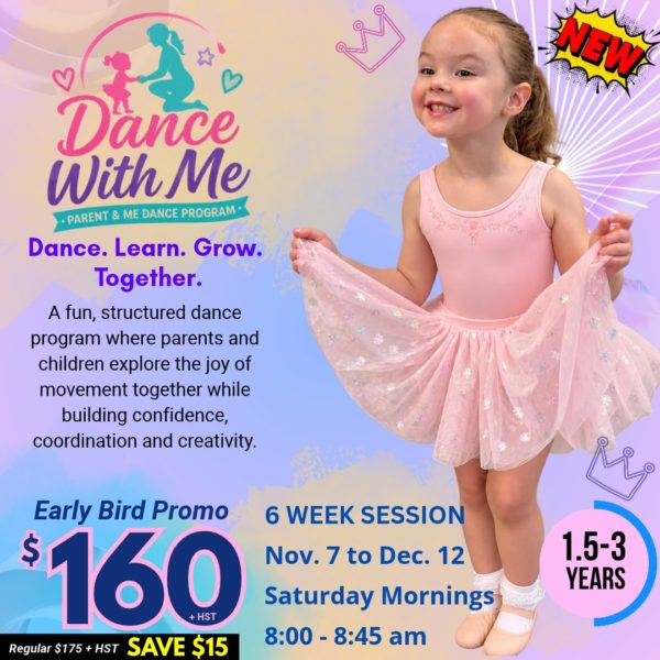 Dance With Me - 6 Week Session Dance With Me - Parent & Me Dance Program 6 Week Session